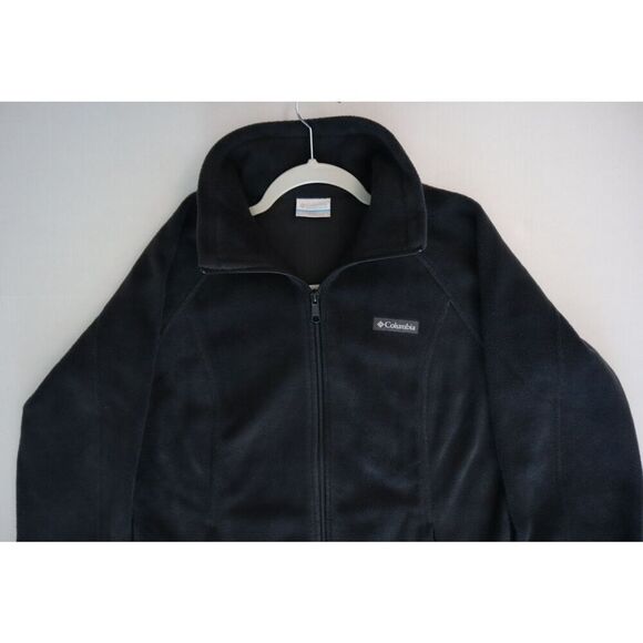 Columbia WL6439 Women's Sz L Black Benton Springs Full Zip Fleece Jacket - Picture 3 of 8